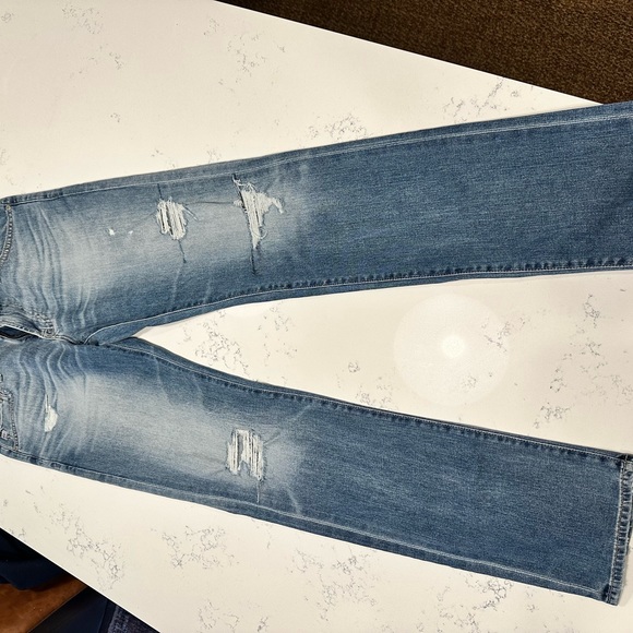 AG matchbox slim straight ripped jeans - Picture 4 of 5